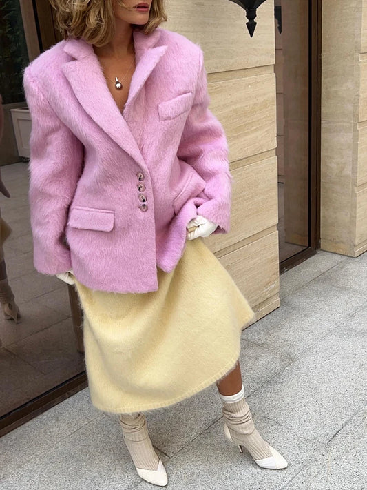 Single Breasted Woolen Coat