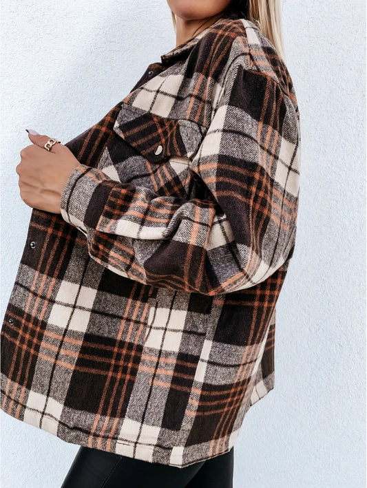 Plaid Shirt Jacket