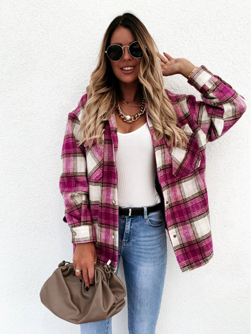 Plaid Shirt Jacket