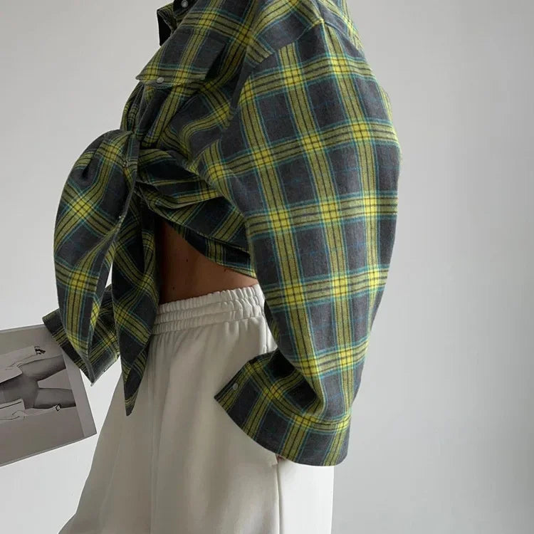 Oversized Plaid Shirt