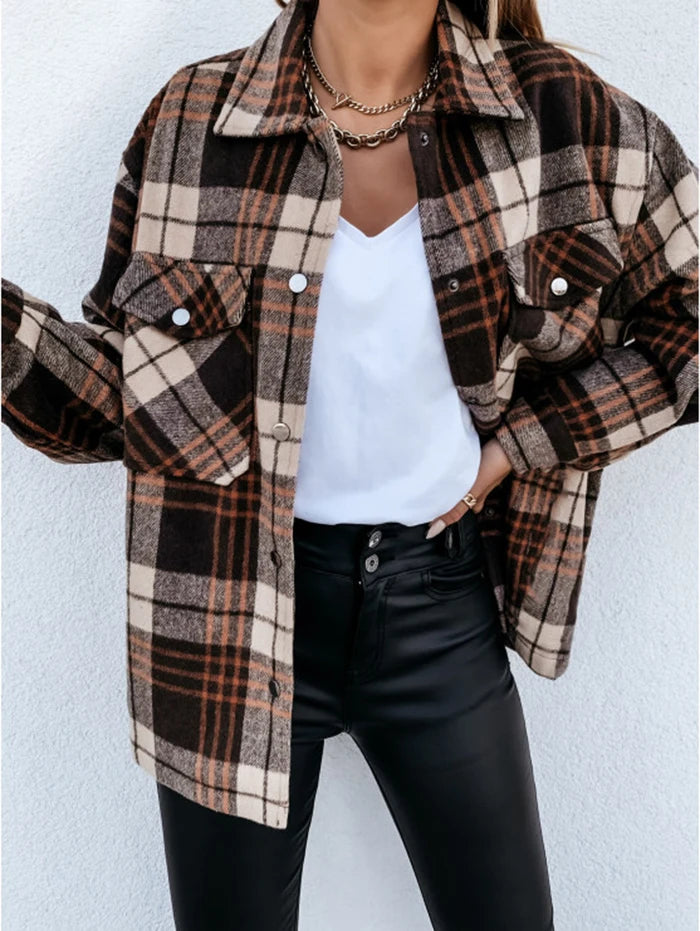 Plaid Shirt Jacket