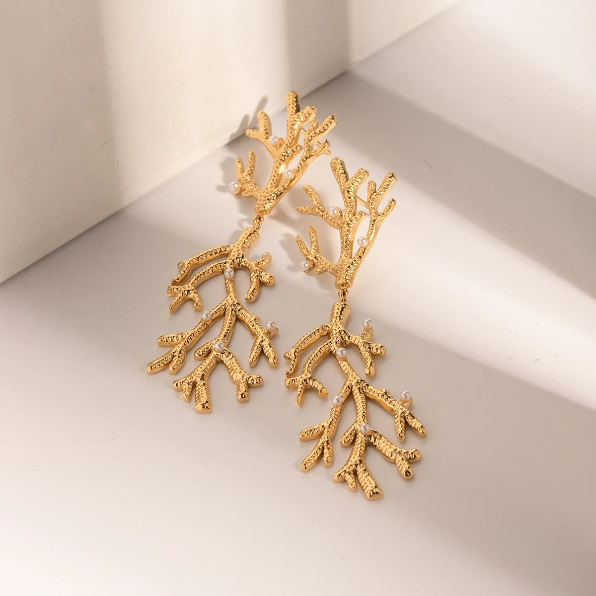 Coral Shaped Earrings