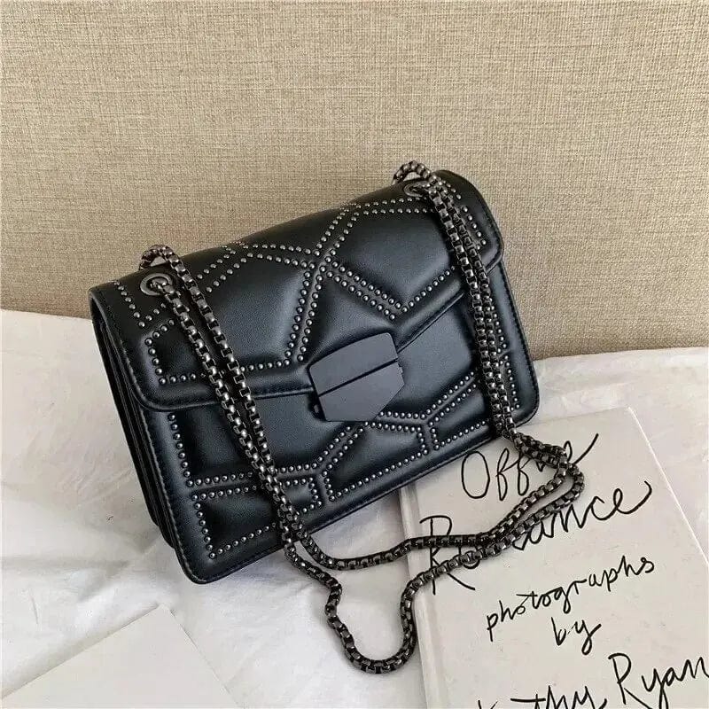 ZEDASTYLE Bag Black Flap Crossbody Bag