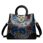 ZEDASTYLE Bag Grey Flower Print Shoulder Bag