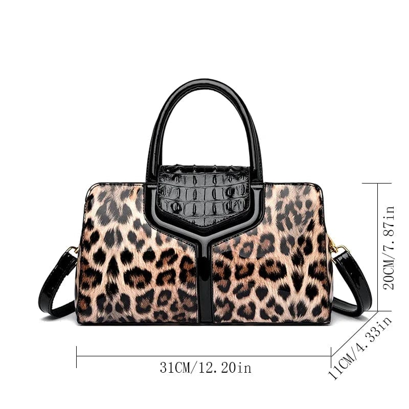 ZEDASTYLE Bag Leopard Pattern Handbag