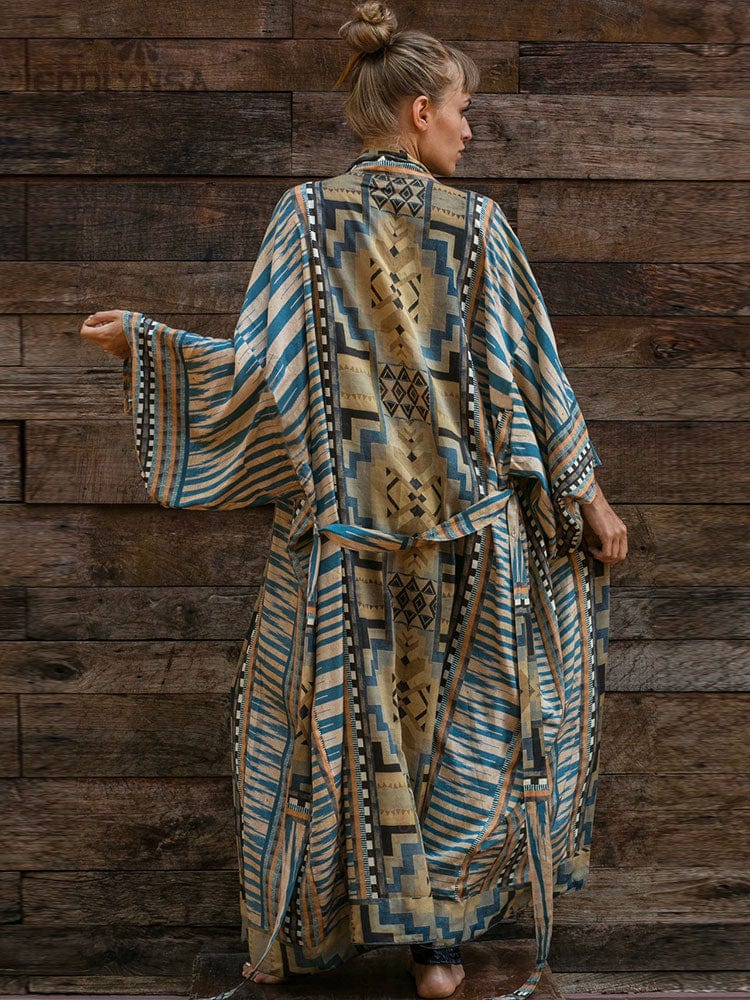 ZEDASTYLE Dress Kimono Dress