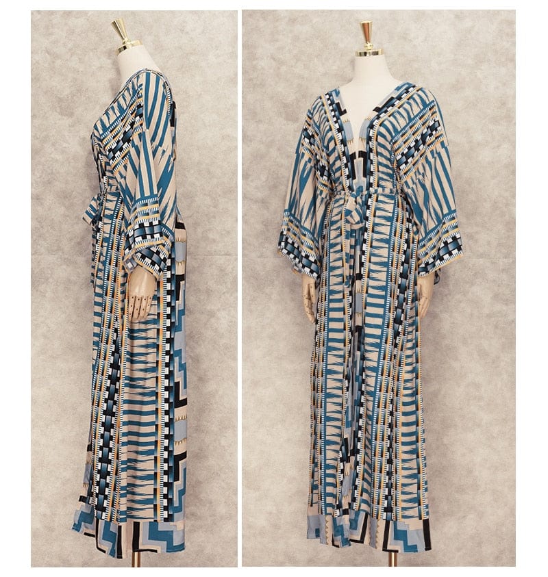 ZEDASTYLE Dress Kimono Dress