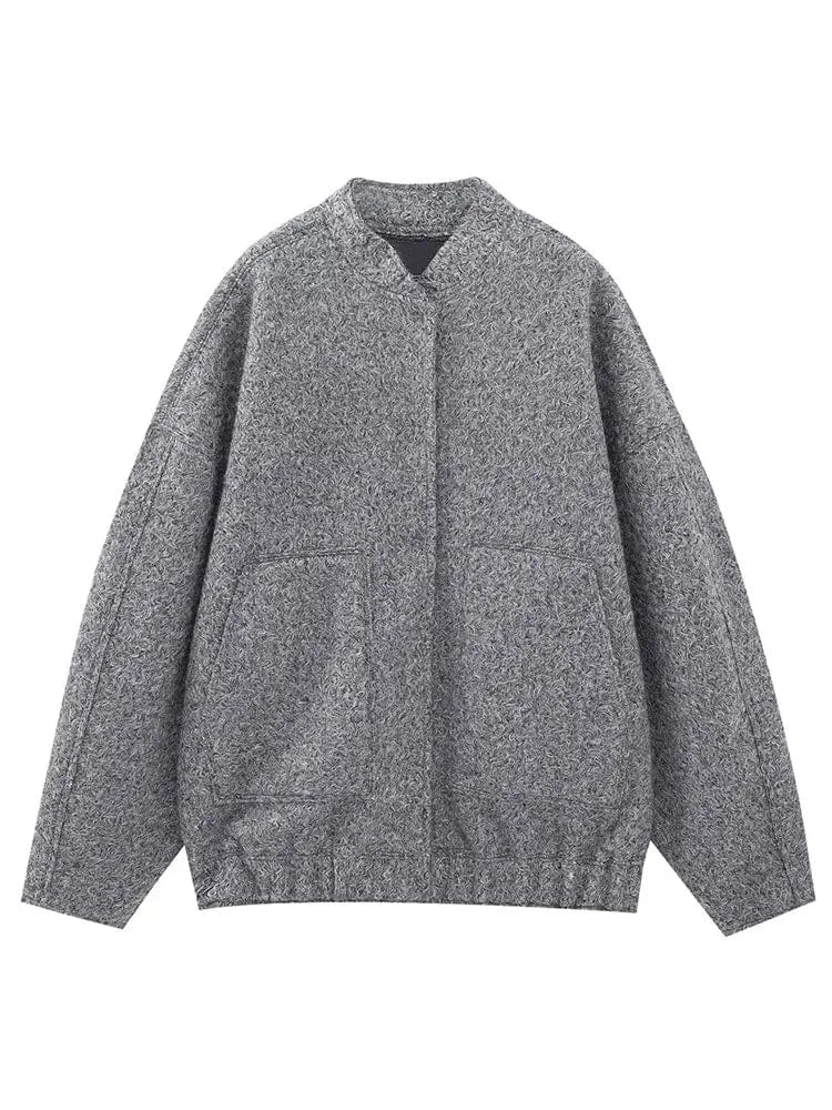 ZEDASTYLE Jacket Grey / S Bomber Jacket