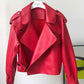 ZEDASTYLE Jacket Red / S Leather Jacket