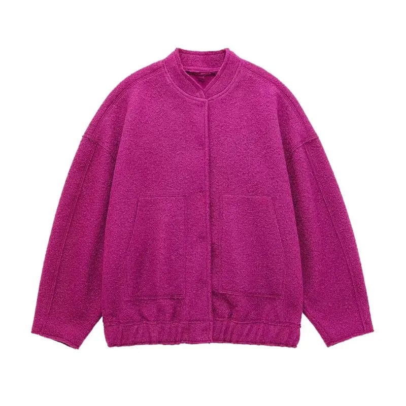 ZEDASTYLE Jacket Rose Red / S Bomber Jacket