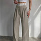 ZEDASTYLE Pants Gray / S Elegant Loose Pants