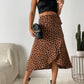 ZEDASTYLE Skirt Brown / S Asymmetrical A-Line Skirt