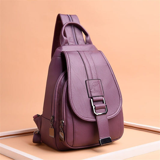 ZEDASTYLE Bags Purple Vintage Backpack