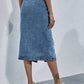 ZEDASTYLE Skirt Denim Skirt