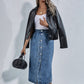 ZEDASTYLE Skirt Denim Skirt